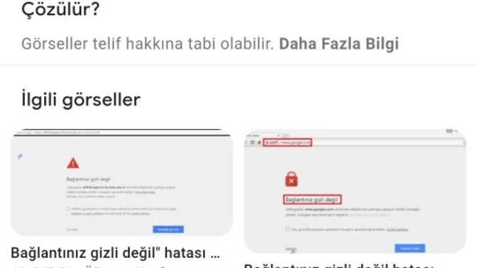 Eokuldan çıkış yapıldığında bağlantınız gizli değil diyor bu ne demek?