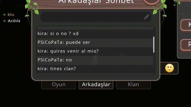 Oyunda yabancı arkadaşlarınız var mı?