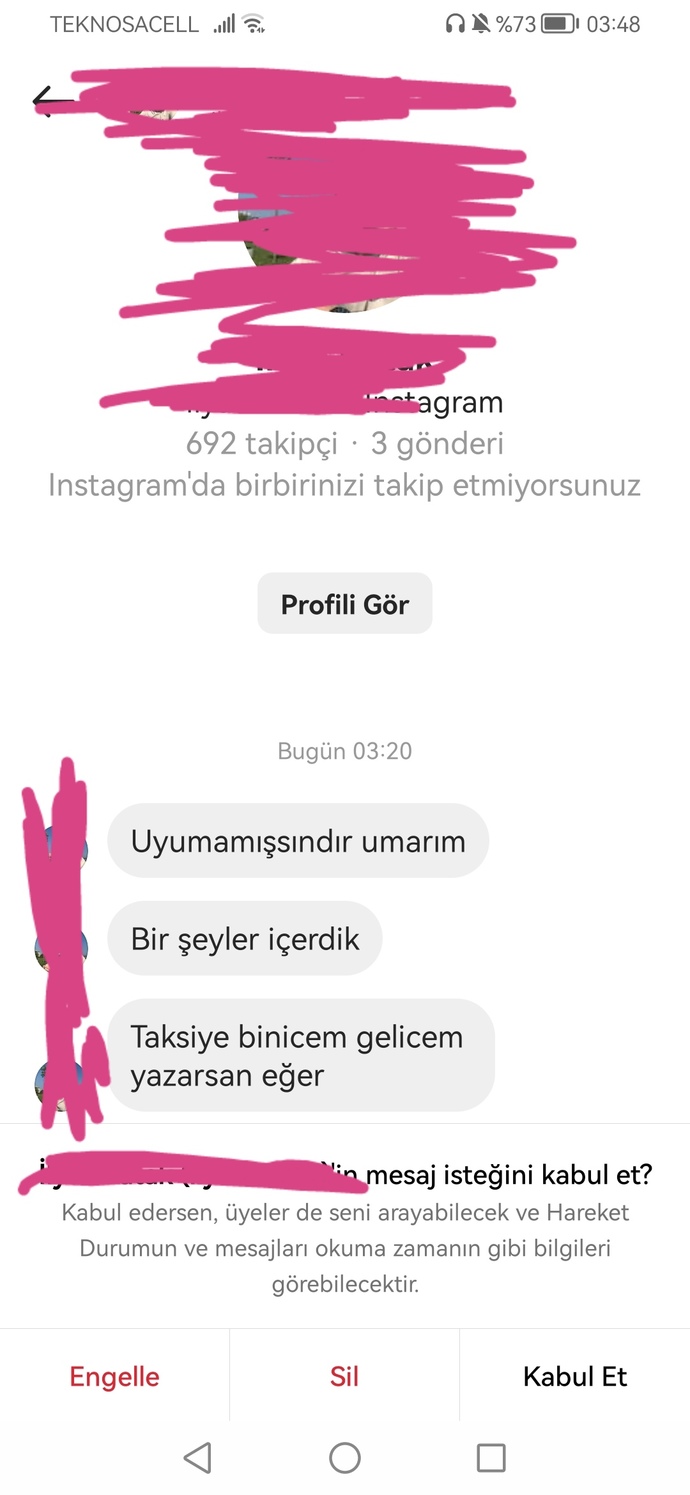Bu saatte bir kızla buluşmak için taksiye atlayıp gider misiniz😂?
