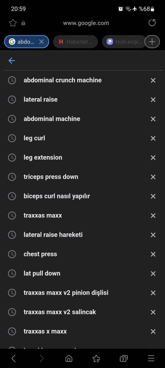 Google arama geçmişiniz nasıl?