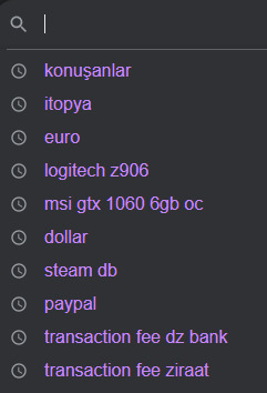 Google arama geçmişiniz nasıl?