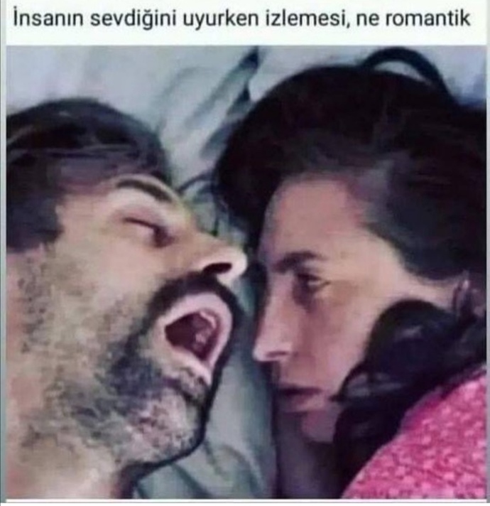 Sevgilinizi uyurken izledinizmi?