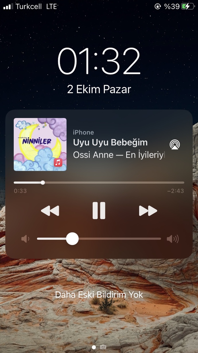 Bu saatte niye uyumadniz?
