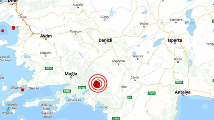 Muğla’da 4,8 büyüklüğünde deprem oldu! Hisseden oldu mu?