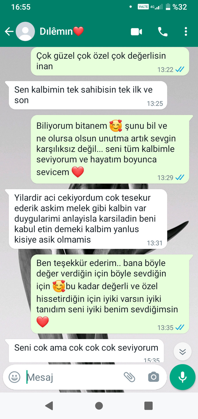 Bu konuşmalara bakarsanız gerçek aşkı/sevgiyi bulmuş muyumdur?