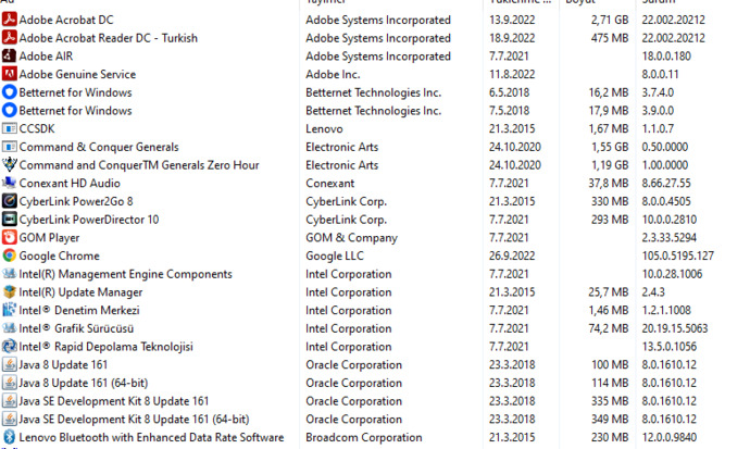 Laptop baya kasıyor yüklü progeramlardan olabilir mi? neden olabilir?