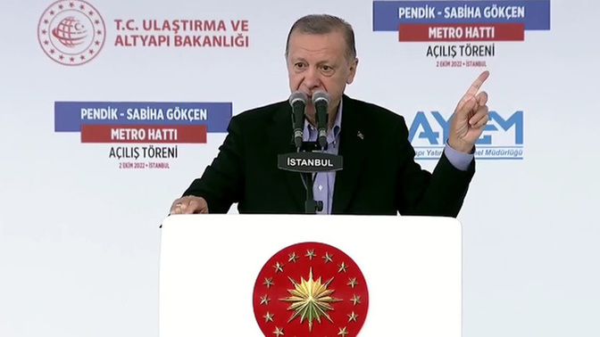 Erdoğan, isim vermeden İmamoğlu'nu hedef aldı: 'Birileri bizim yaptığımız raylı sistemleri sahiplenmek istiyor' dedi?