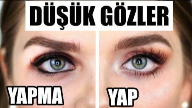 Gözlerin düşük mü çekik mi?