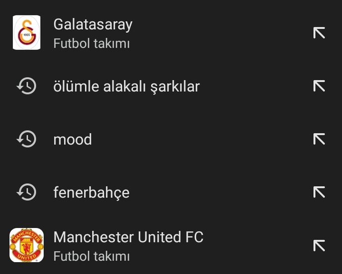 Google'da en son arattıklarınız ne?