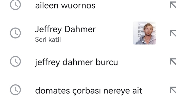 Google'da en son arattıklarınız ne?
