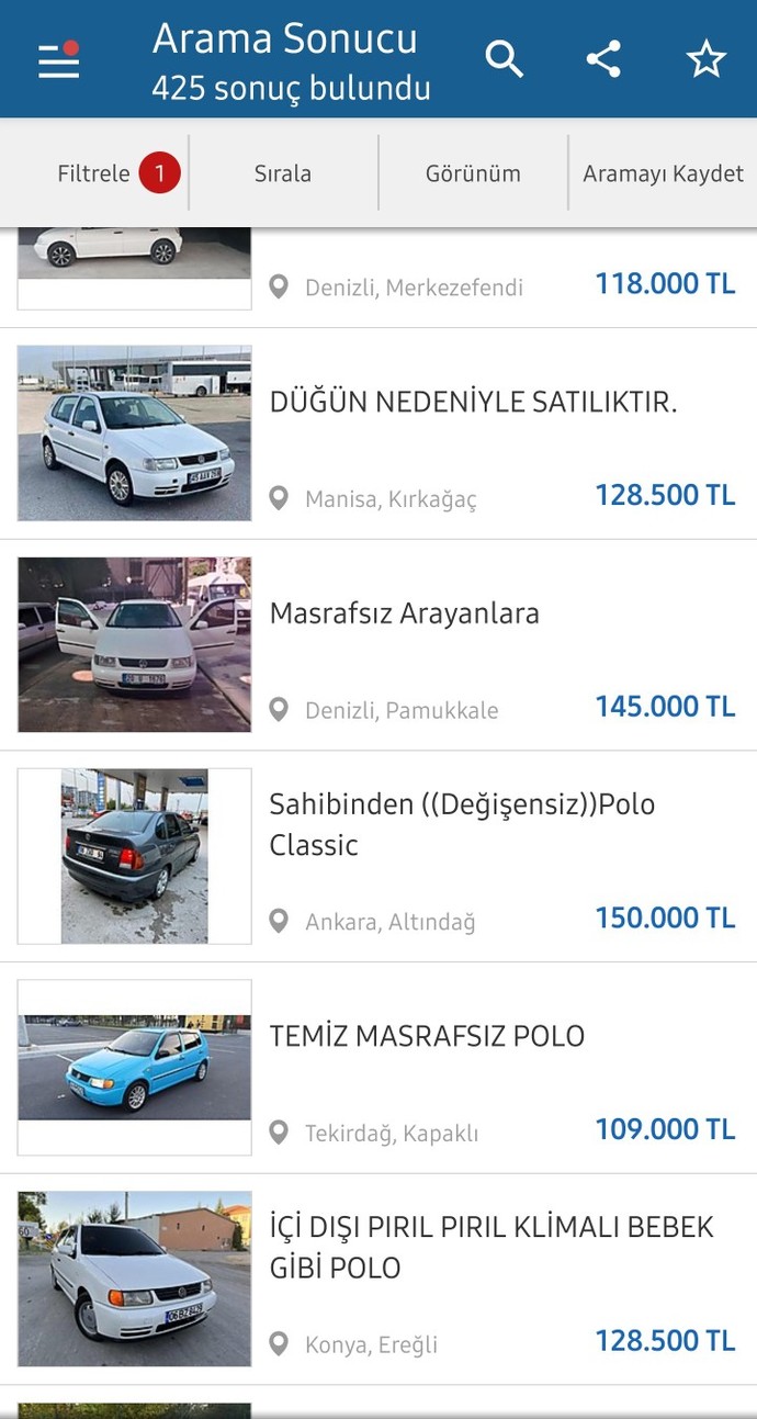 Galerideki Volkswagen Polo'yu almayı düşünüyorum ama kararsızım. Ne yapsam?