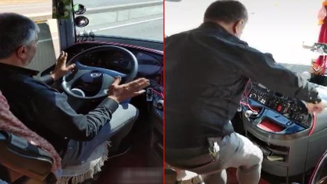 Son gaz giderken halay çeken otobüs şoförü sosyal medya gündemi oldu! Otobüste olsaydınız ne yapardınız?