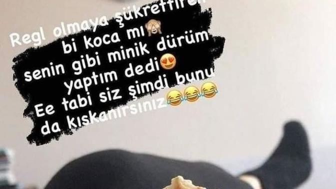 Koçişim regl oldum diye dürüm yaptırmış! Kıskandık mı?
