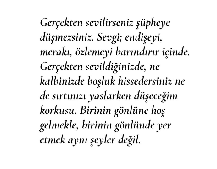 Birisini severken hangi durumlarda şüpheye düşersiniz?