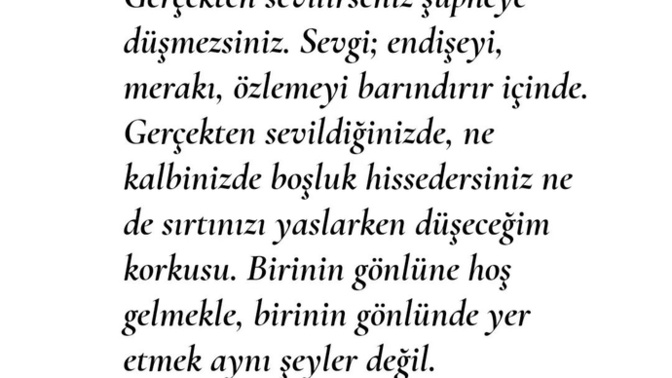 Birisini severken hangi durumlarda şüpheye düşersiniz?