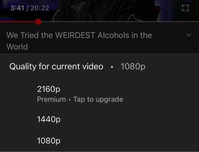 YouTube görüntü kalitesi