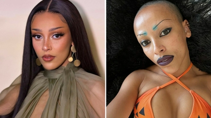Doja Cat'in yeni kısa saçlarını beğendiniz mi?
