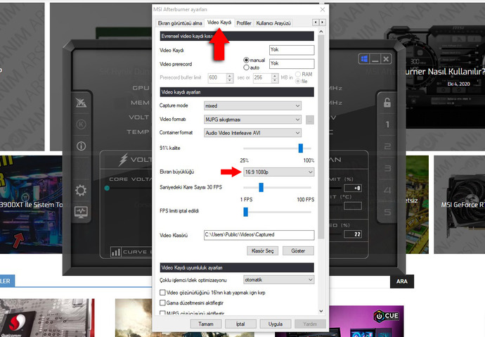 MSI Afterburner nedir, nasıl kullanılır?