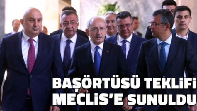 CHP başörtüsüne ilişkin kanun teklifini meclis başkanlığına sundu. Ne düşünüyorsun?