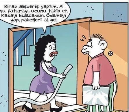 Erkeklerin evlilikte tek görevleri fatura ödemek midir?