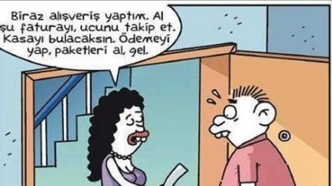 Erkeklerin evlilikte tek görevleri fatura ödemek midir?