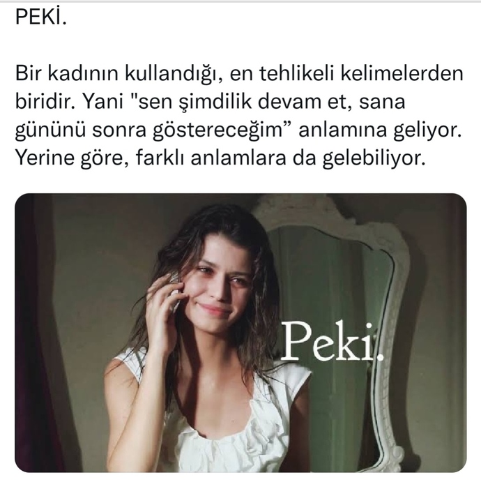 Bir kadının kullandığı en tehlikeli kelimeler nedir?