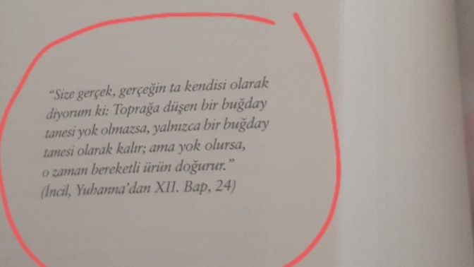 İncilden bir bölüm. Ne anladınız🤔?