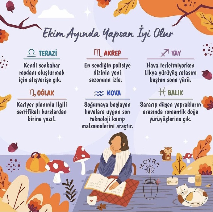 Ekim ayında hangi burç ne yapmalı?