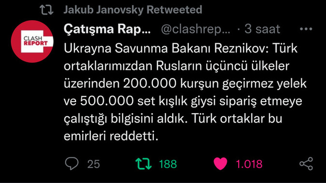 Türk devletleri Rusya'nın 200.000 kurşun geçirmez yelek ve 500.000 set kışlık giysi siparişini reddetti?