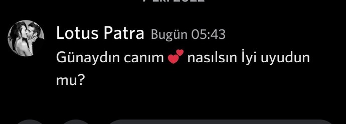 Günaydın millet! Bu sabah ilk mesajı atan mı oldunuz alan mı?