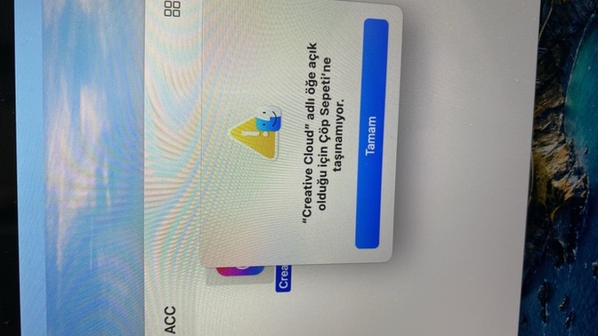 Mac'de uygulama silerken hata alıyorum, çözümü nedir?