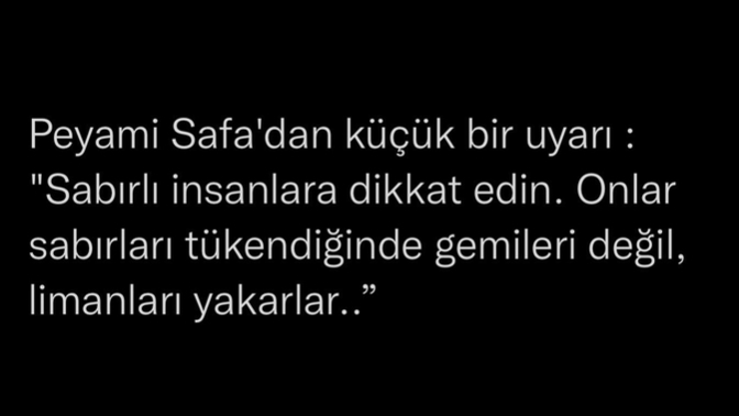 Sabriniz ne zaman tükenir? Ne tuketir?