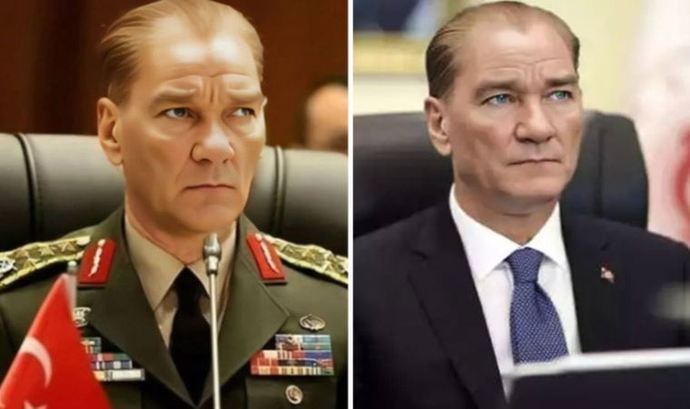 yapay zeka ile yapılan Atatürk portresi