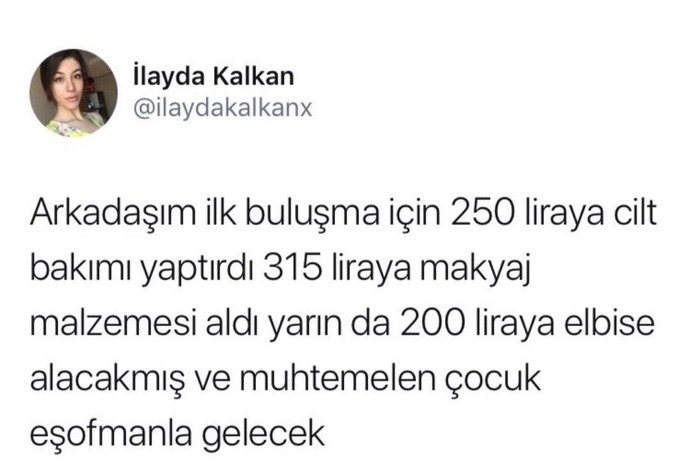İlk buluşma için siz ne kadar para harcadınız?