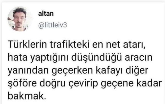 Trafikte hiç atar yapıyor musunuz?