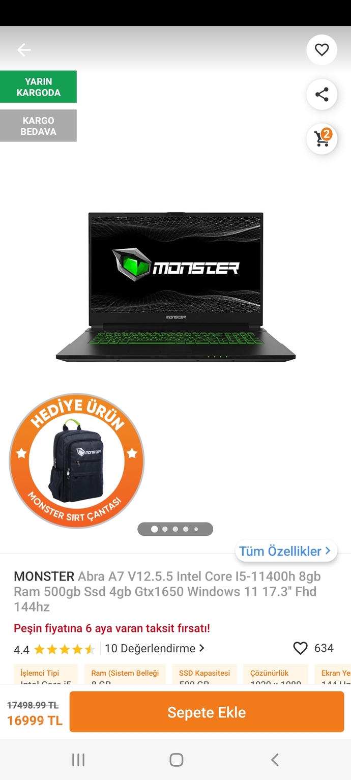 Monster abra a5 16 gb ram mi yoksa abra A7 8 gb ram mi?