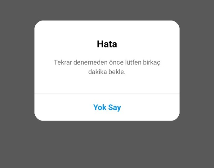 Instagrama giremiyorum böyle bir sorunla neden karşılaşıyorum?