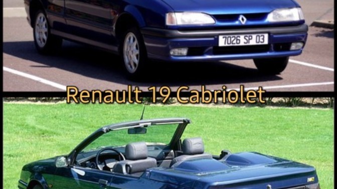 Üstü açık Renault 19 binmek i̇ster misiniz? Renault 19 Cabriolet (d53) nasıl buluyorsunuz tasarım olarak? 😉