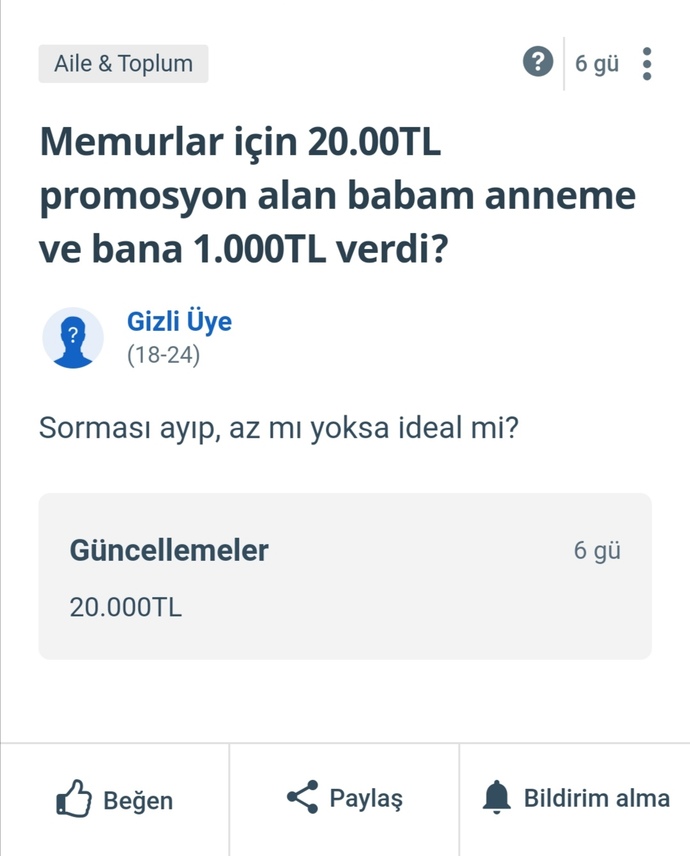 Babamın bana maddi olarak destek olması normal mi?