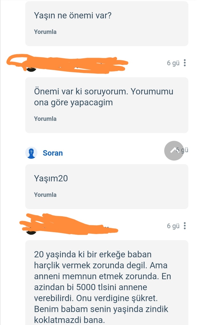 Babamın bana maddi olarak destek olması normal mi?