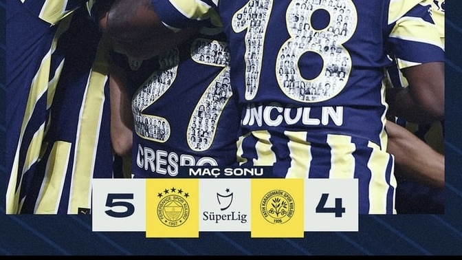 Fenerbahçe 5-4 Vavacars Fatih Karagümrük, sizce Fenerbahçe şampiyon olabilir mi?