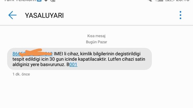 Bu mesaj ne demek?