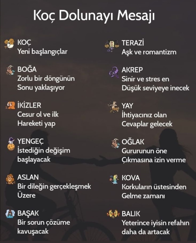 Burçlar da Koç dolunay 🌕 mesajı nedir?