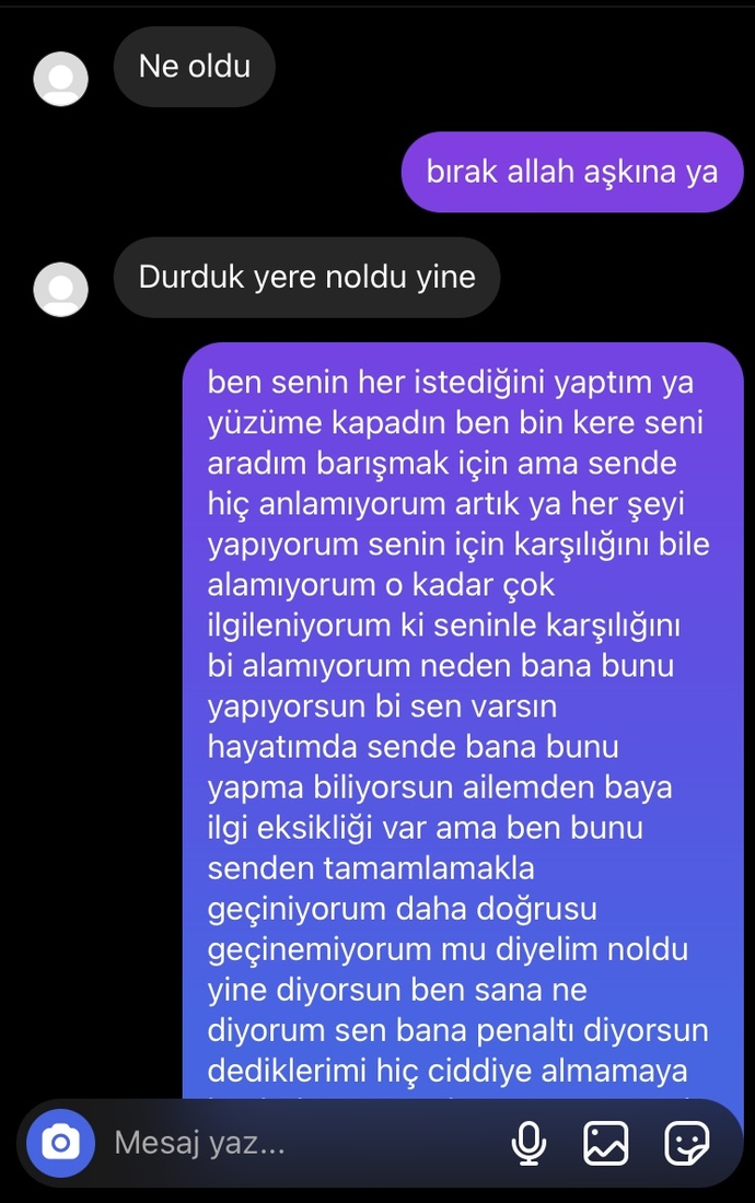 Sevgilimle her gün tatrtışıyoruz artık kim haklı ayrılmalı mıyım?