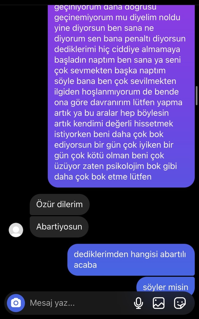 Sevgilimle her gün tatrtışıyoruz artık kim haklı ayrılmalı mıyım?