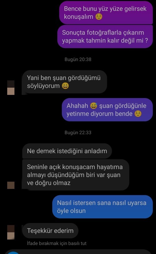 Size böyle cevap veren bir kız hakkında ne düşünürsünüz?