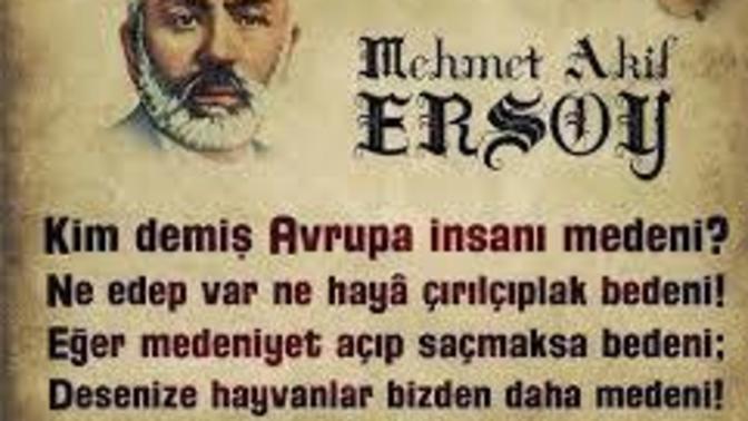 Milli şairimiz ne demek istemiş?