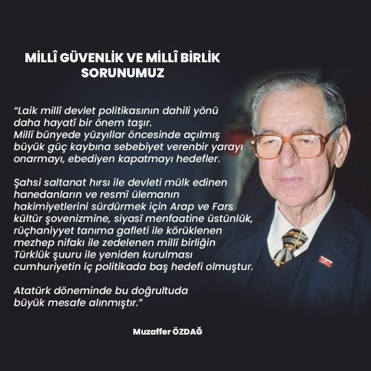 ÜMİT ÖZDAĞ, LAİKLİK VURGUSU YAPTI. LAİKLİK NEDEN ÖNEMLİDİR?