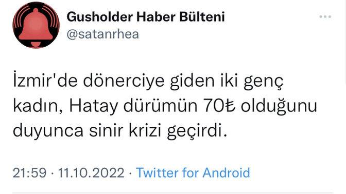 Dönerciye giden 2 kadın Hatay dürümün fiyatının 70TL olduğunu duyunca sinir krizi geçirdi! Hangi yemeğin fiyatı sana kriz geçirtir?