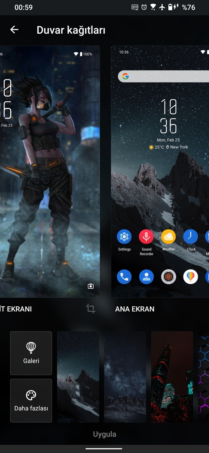 Android 12 surumu duvar kagidi sorunu?